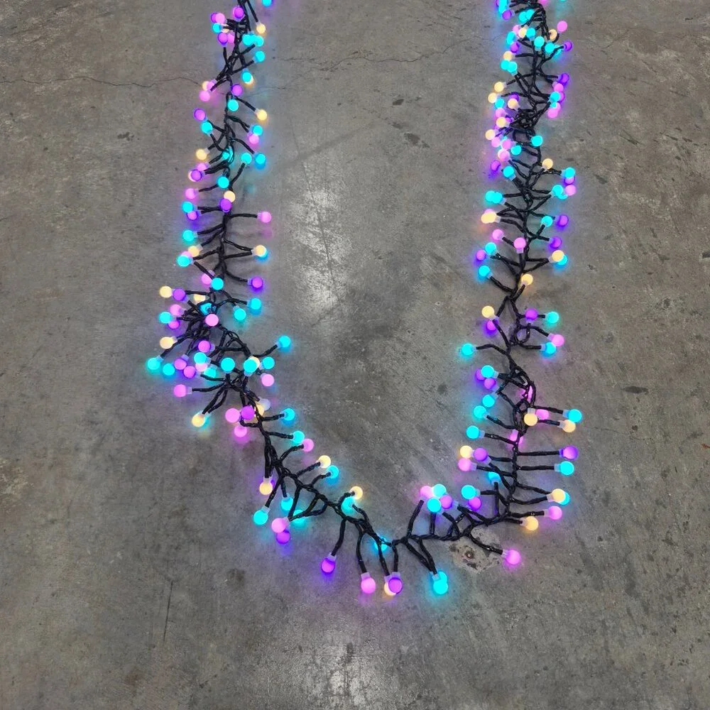 Pastel String Lights Multicolor Indoor Outdoor 11ft Set Tested